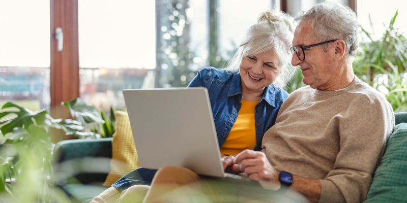 older couple considering life insurance and annuities before retirement age